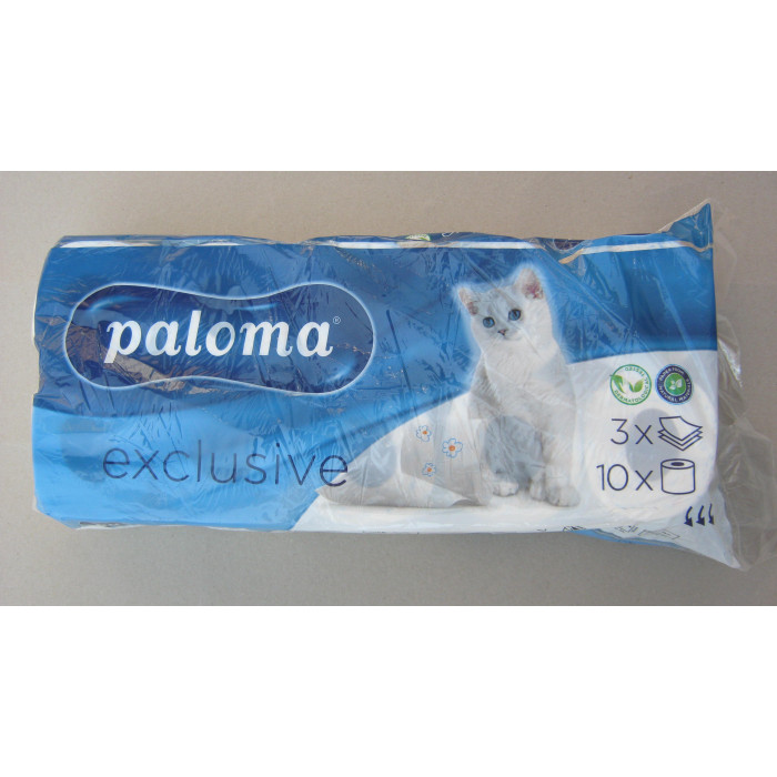 Eü.papír 10Tek.3R.mintás Exclusive Soft Paloma