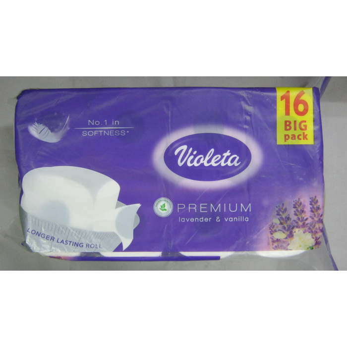 Eü.papír 16Tek.3R.violetta Lavender Premium