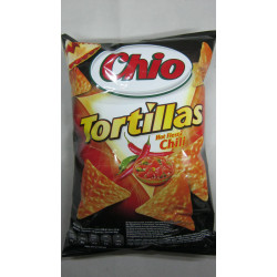 Tortilla Chips 125G Hot Chili Chio