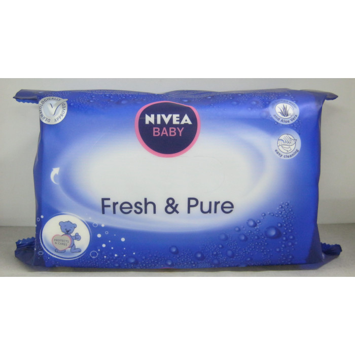 Nedves Törlőkendő 63Db Fresh&Pure Nivea