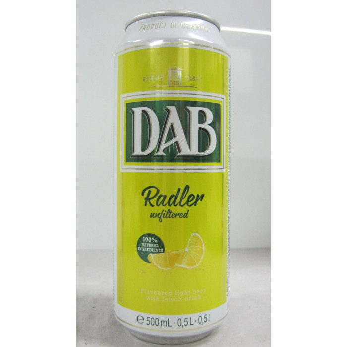 Dab 0.5L Radler Szüretlen Dob.sör