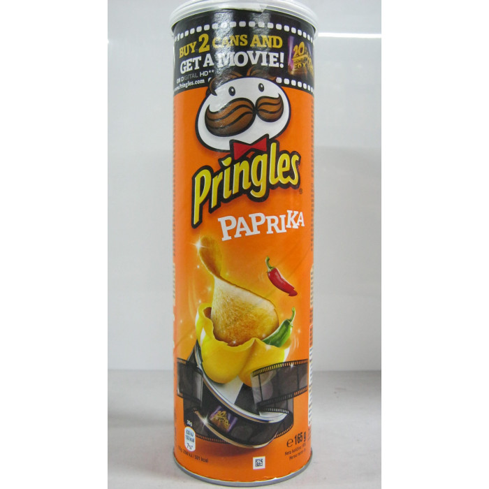 Chips 165G Paprika Pringless
