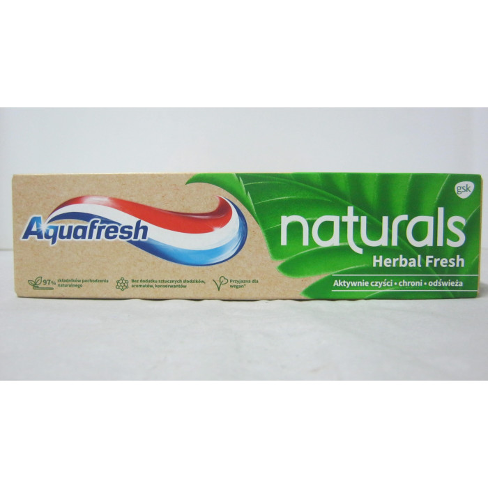 Aquafresh 75Ml Fogkrém Naturals Herbal Fresh