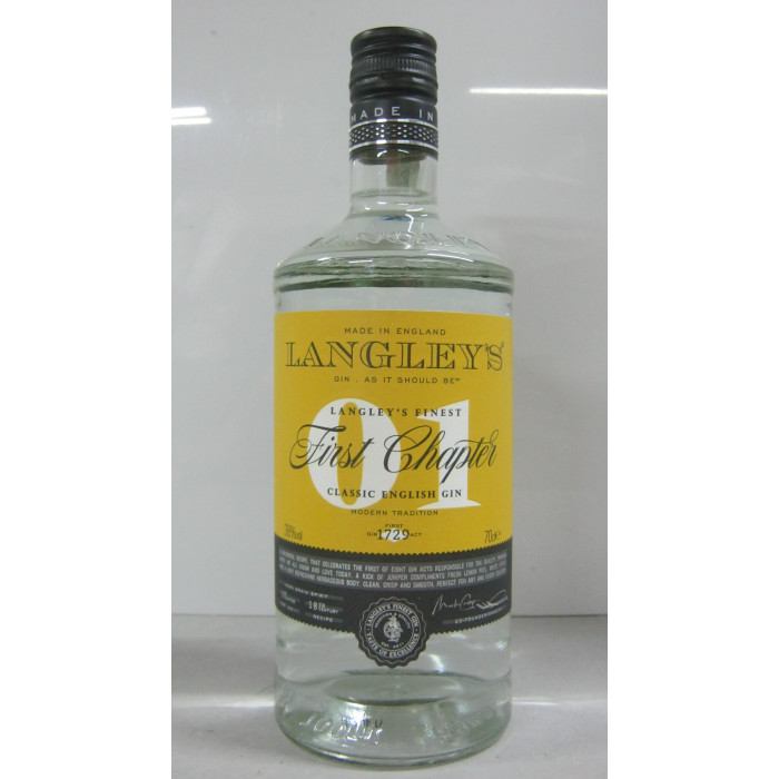 Gin 0.7L Classic English First Chapter Langley