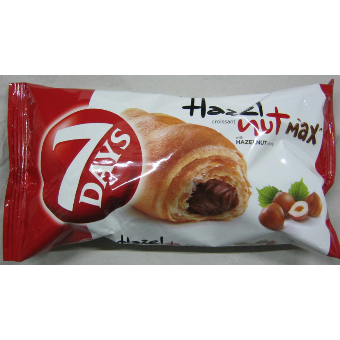 Croissant 80G Csoki Mogyoró Double 7Days