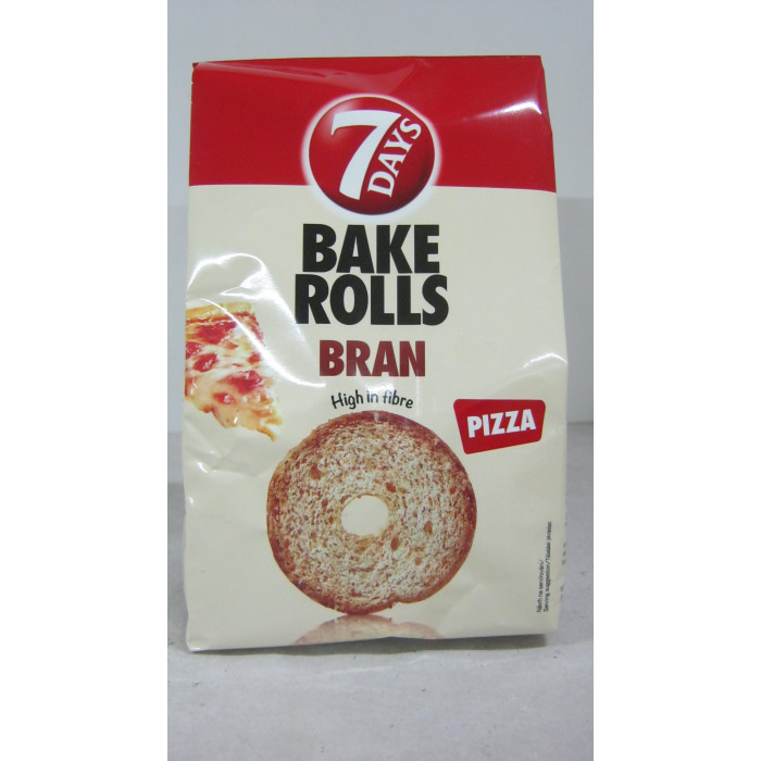 Bake Rolls 80G Bran Pizza 7Days