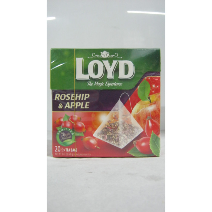 Loyd Tea 40G 20T.csipkebogyó Alma Piramis