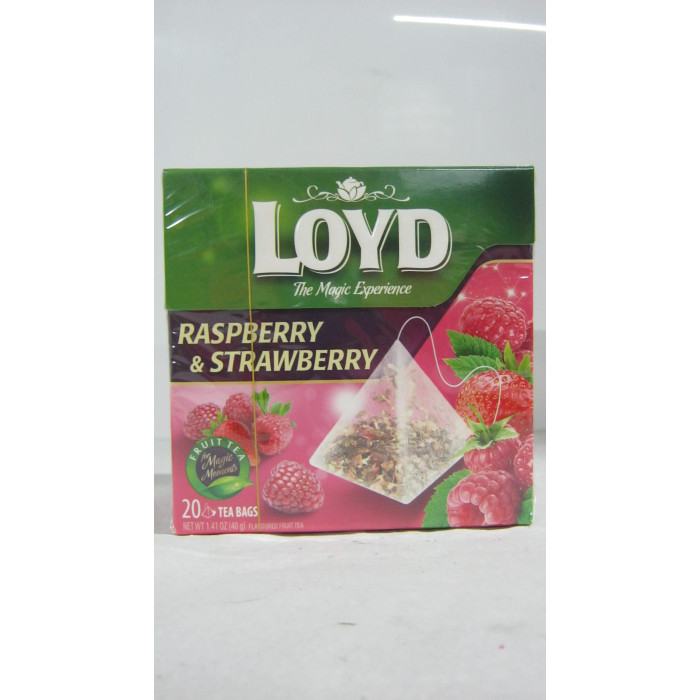 Loyd Tea 40G 20T.málna Eper Piramis