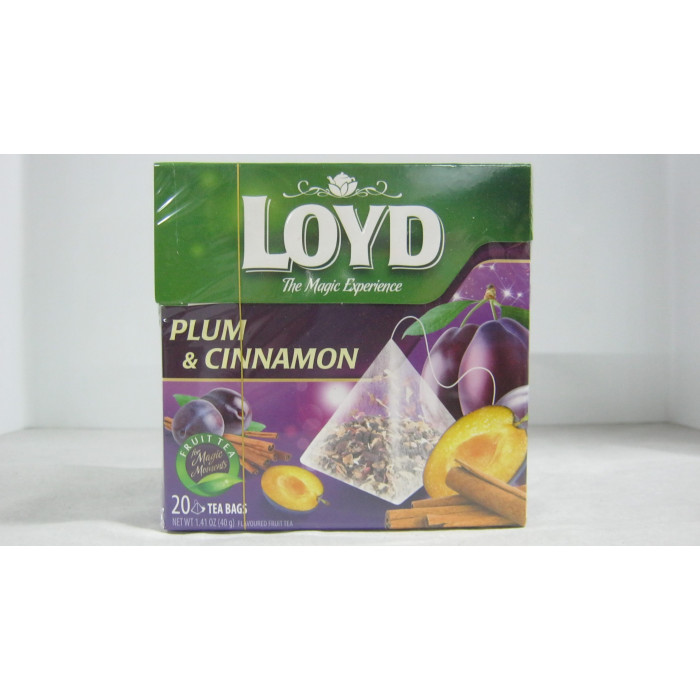 Loyd Tea 40G 20T.szilva Fahéj Piramis