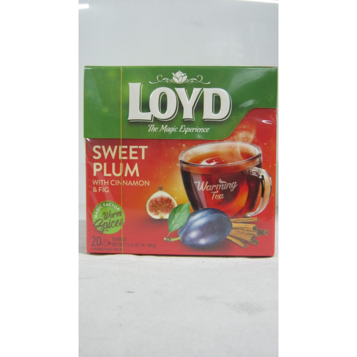 Loyd Tea 40G 20T.édes Szilva Fahéj Piramis
