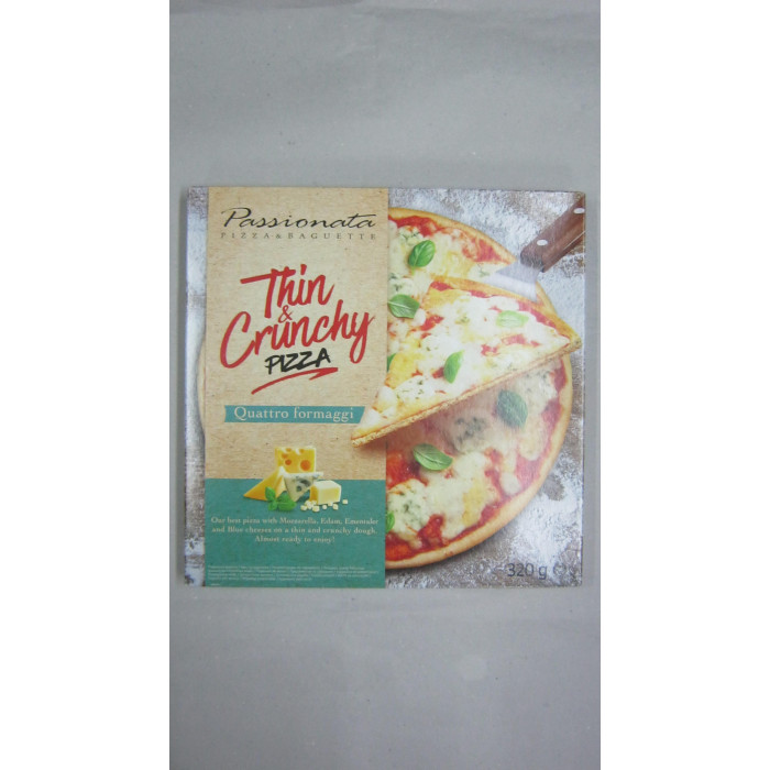 Pizza 320G Quattro Thin Crunchy Passionata