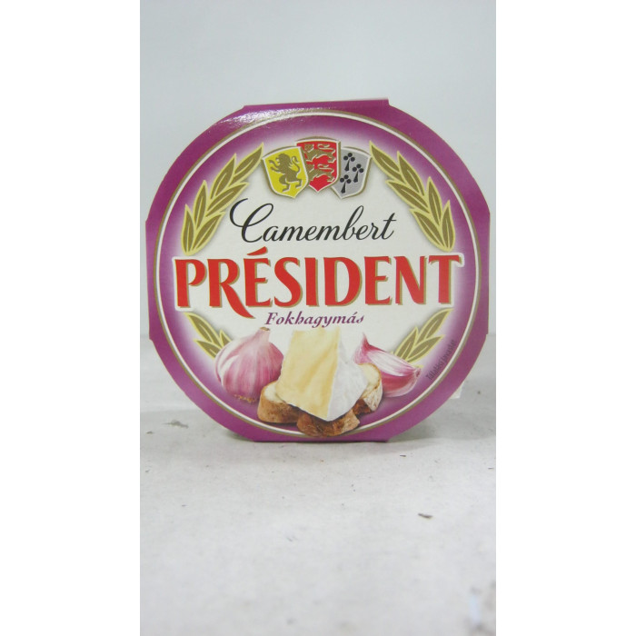 Camembert Sajt 120G Fokhagymás President