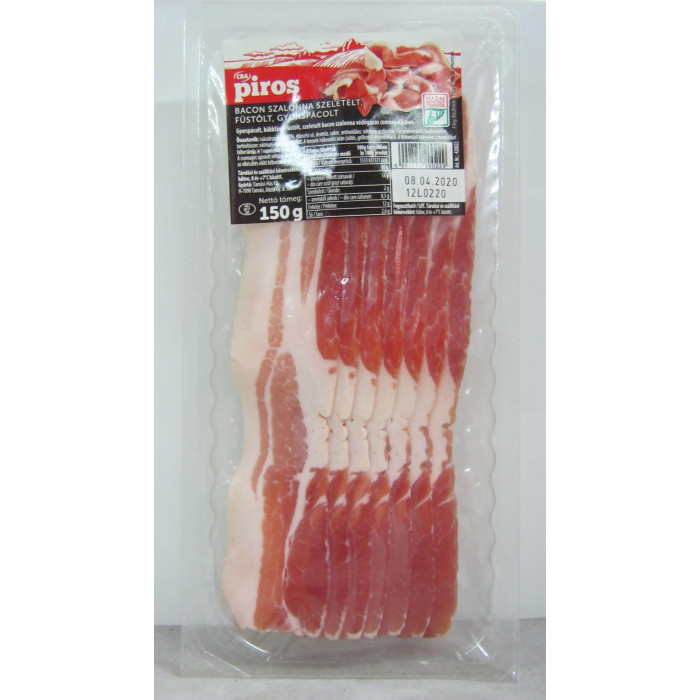 Bacon Szalonna Szel.150G Cba Piros