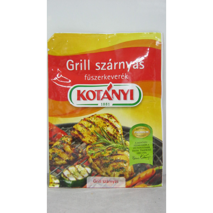 Fűszerkeverék Grill Szárnyas 30G Kotányi