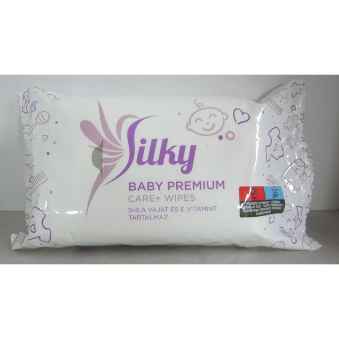 Nedves Törlőkendő 72Db Silky Premium