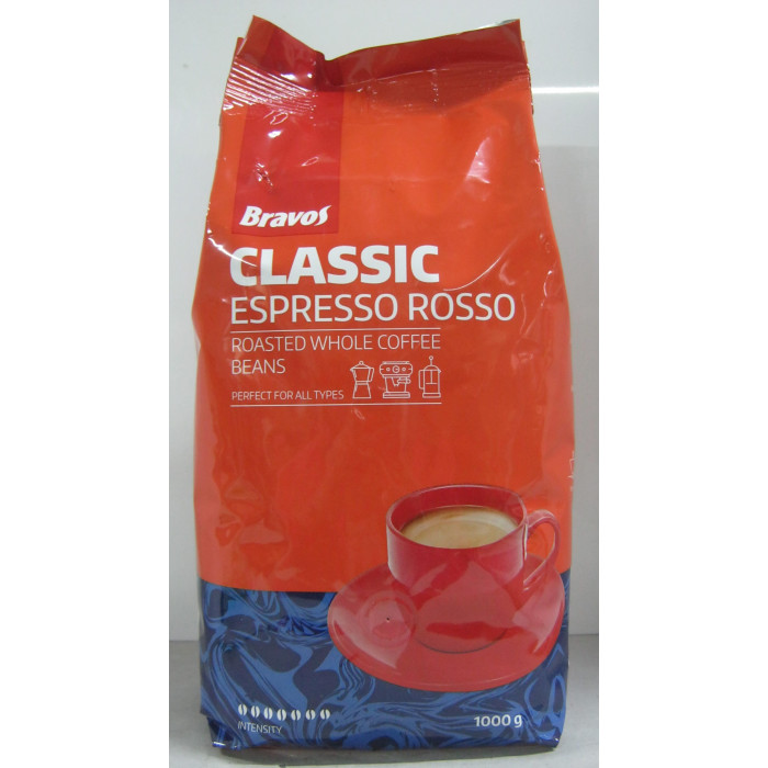 Bravos Classic Espresso Rosso 1Kg Szemes Kávé