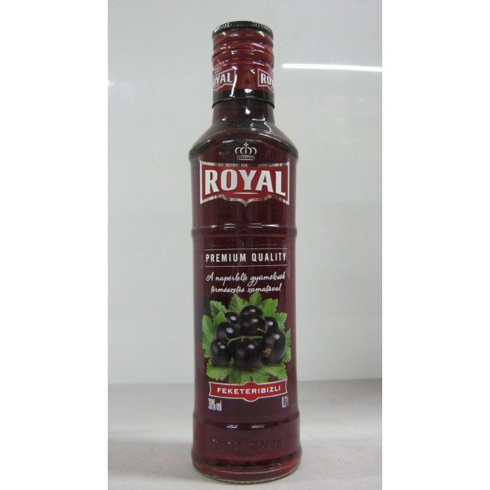 Royal Vodka 0.2L Feketeribizli