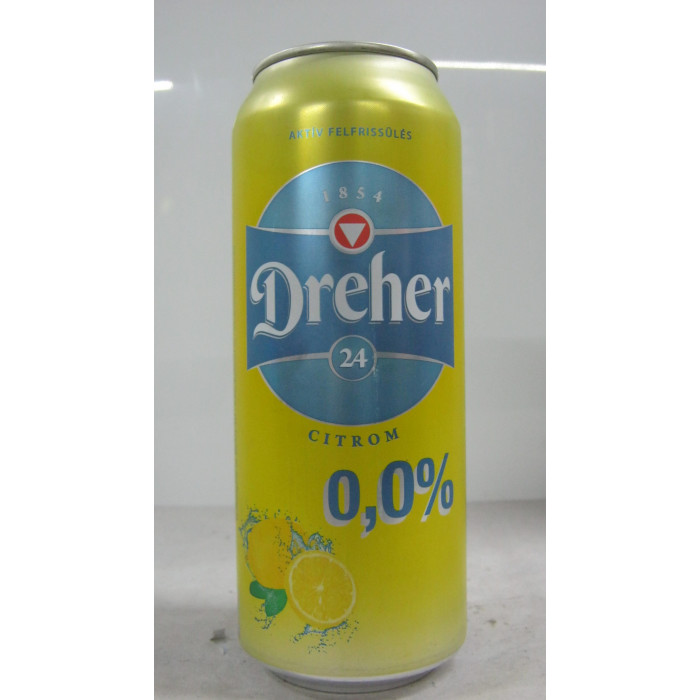 Dreher 0.5L 0% Citrom Dob.sör