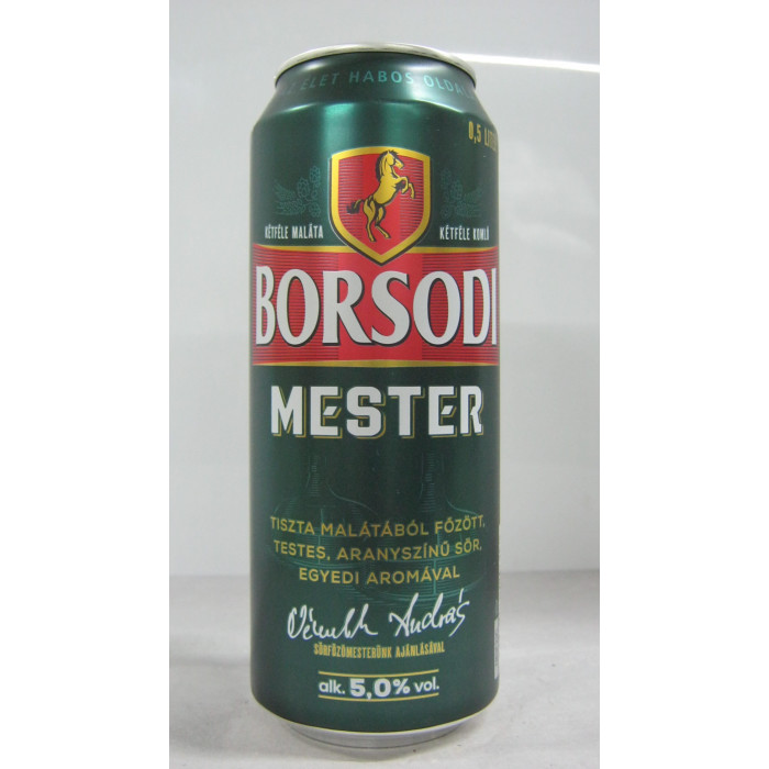 Borsodi 0.5L Mester Dob.sör