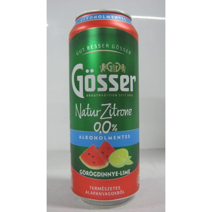 Gösser N.z.0.5L 0% Görögdinnye-Lime Dob.sör