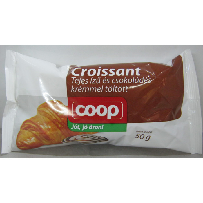 Croissant 50G Csokoládés Tejes Krém Coop