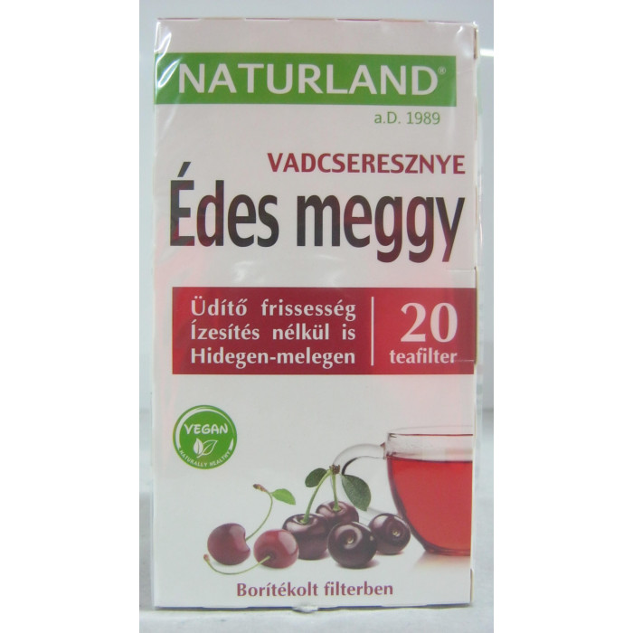 Naturland 40G Vadcseresznye Édes Meggy Tea