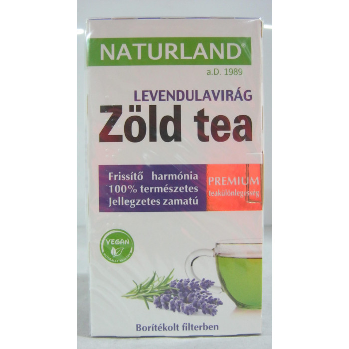 Naturland 30G Levendula Zöld Tea