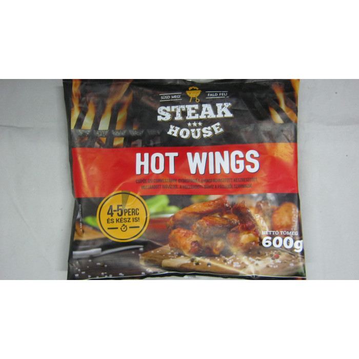 Csirke Szárny Hot Wings 600G Steak House