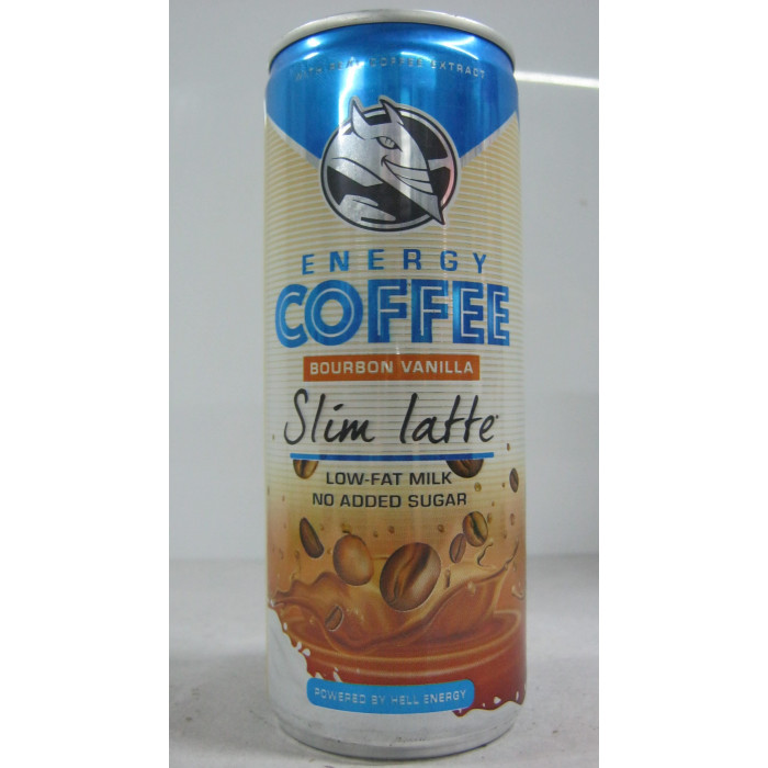Coffee 250Ml Latte Slim Vanilla Energy Hell