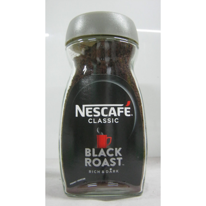 Nescafe Classic 200G Black Roast Üveges