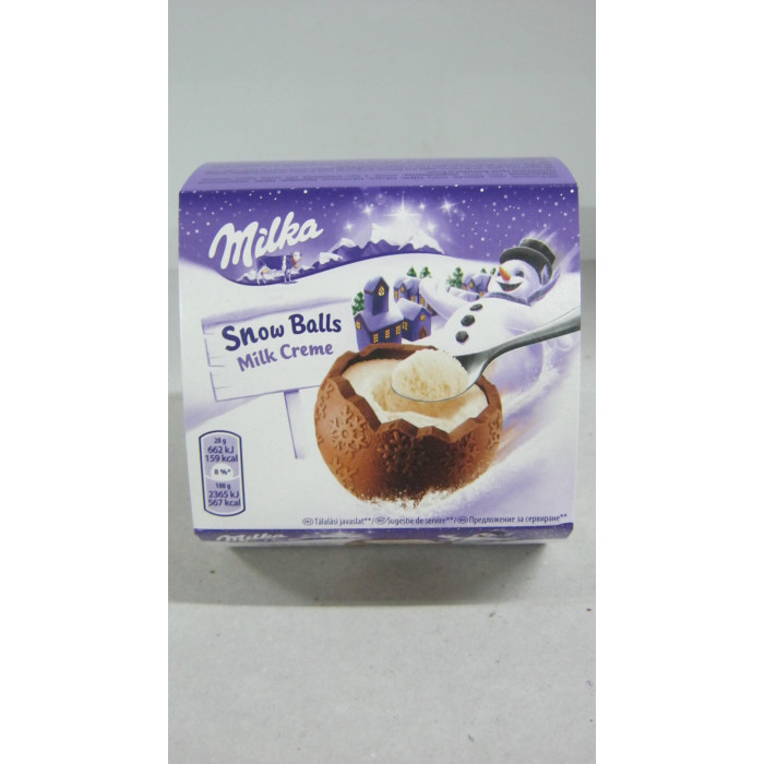 Milka 112G Snowballs Milk Creme