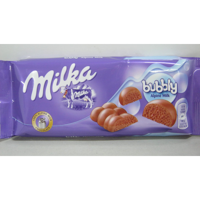 Milka 90G Bubbly Alpine Milk