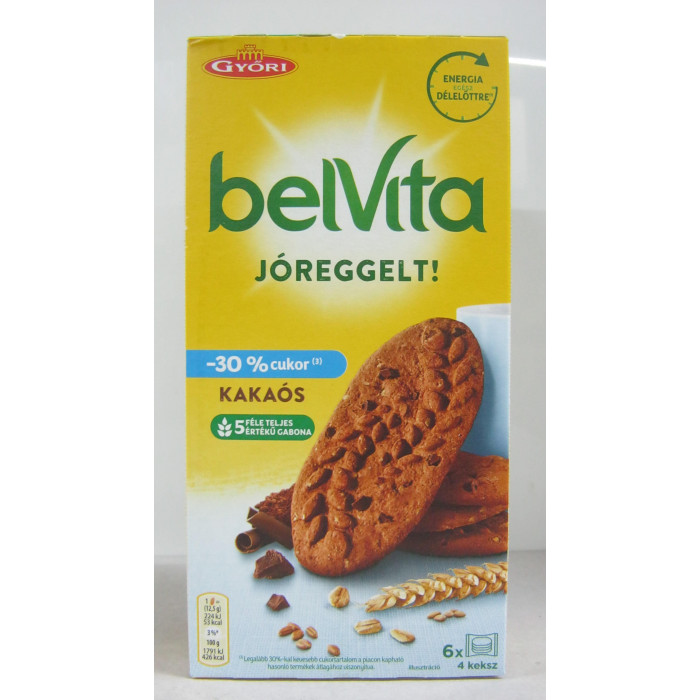 Jó Reggelt Belvita 300G Kakaós -30%Cukor Győri