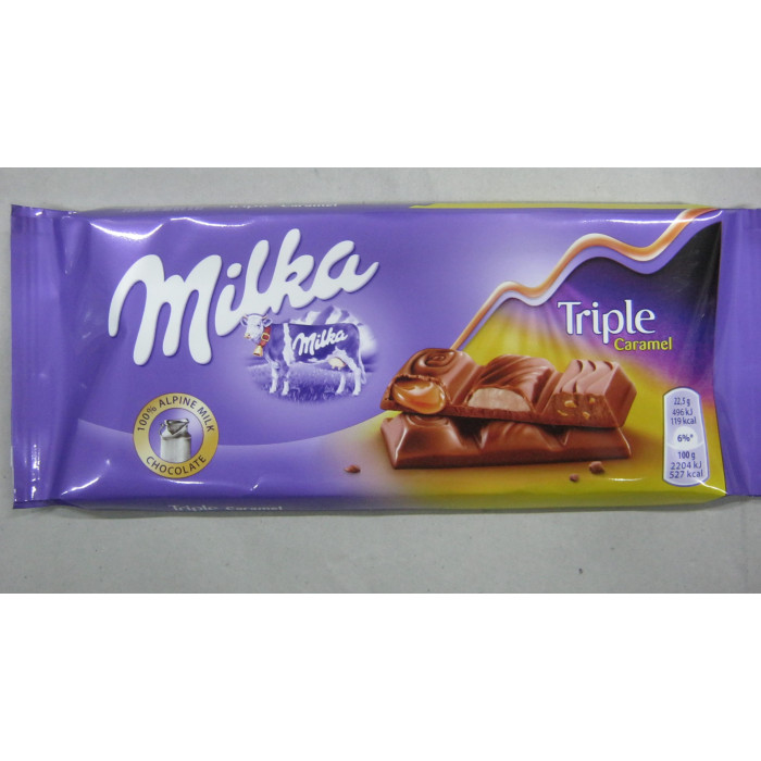 Milka 90G Triple Caramel