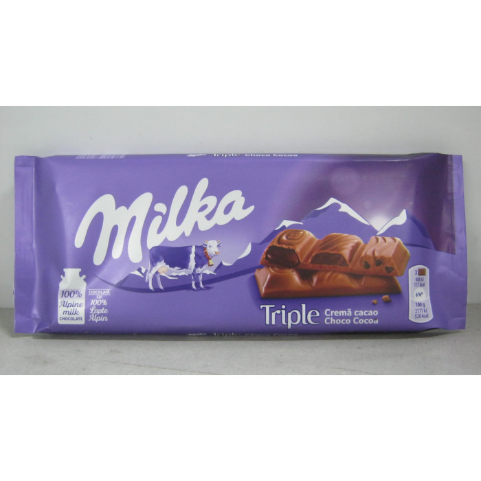 Milka 90G Triple Cocoa