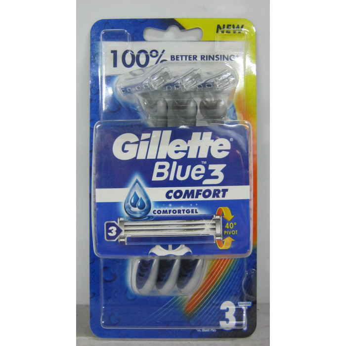 Gillette Borotva Blue Iii 3Db Comfort