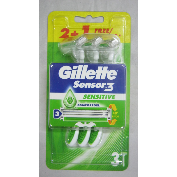 Gillette Borotva Sensor3 Sensitive 3Db