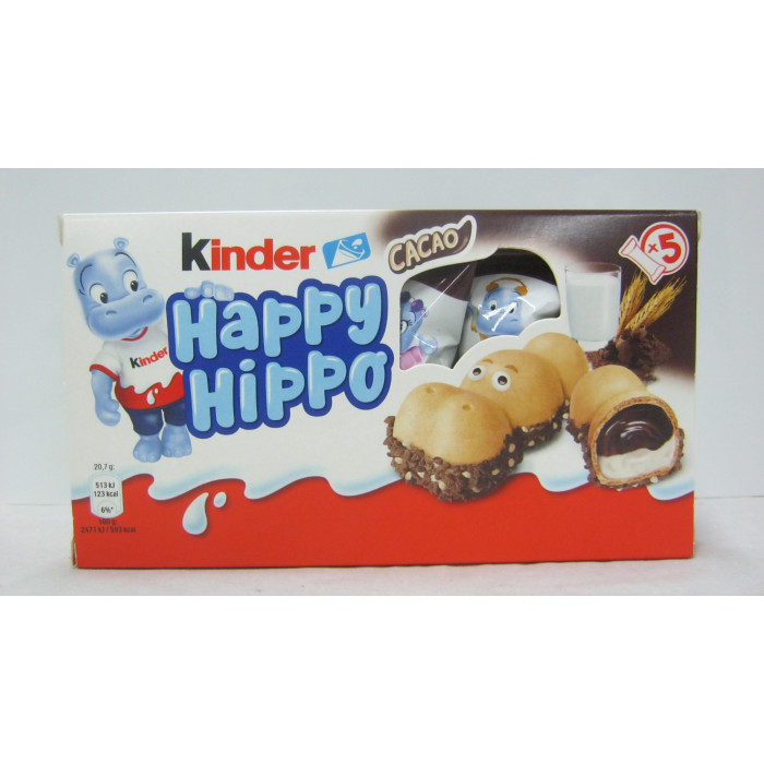 Happy Hippo 103G 5Db Biscuit Cacao