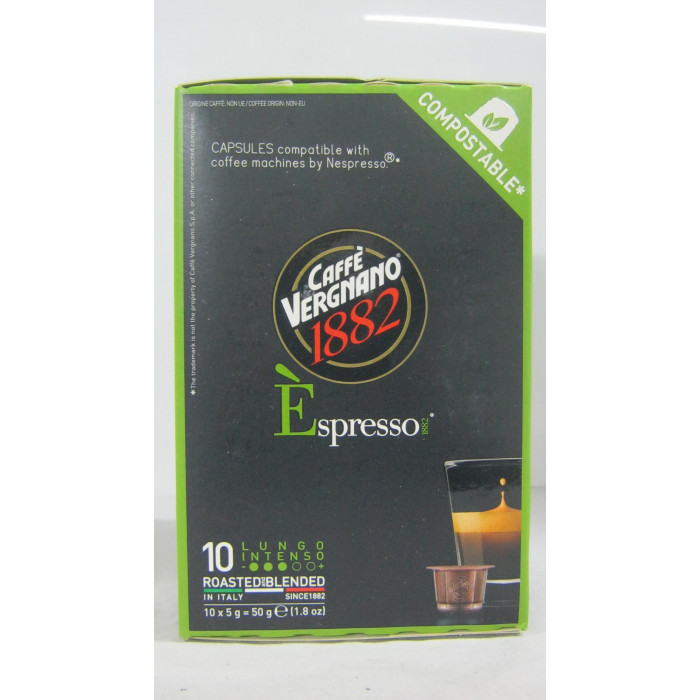 Caffé Vergnano 10Db Nespresso Lungo Kapszula