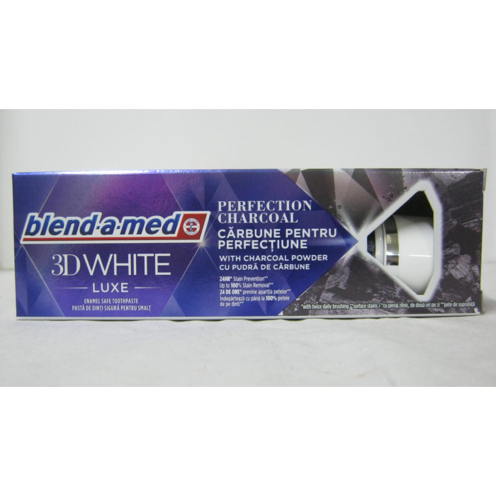Blend-A-Med 75Ml Fogkrém 3D White Luxe Charcoa