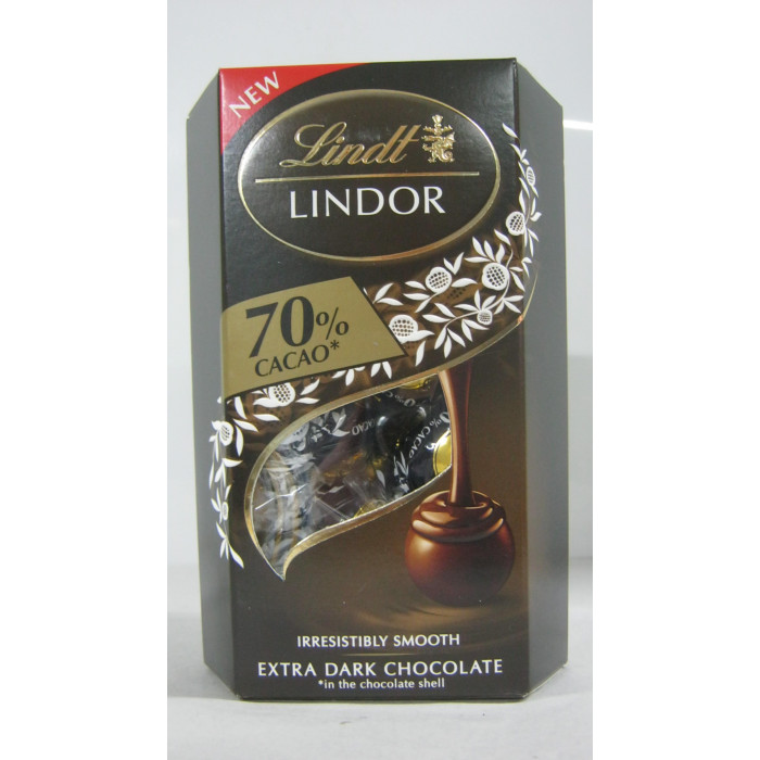 Lindt 200G Extra Dark 70% Cocoa Lindor