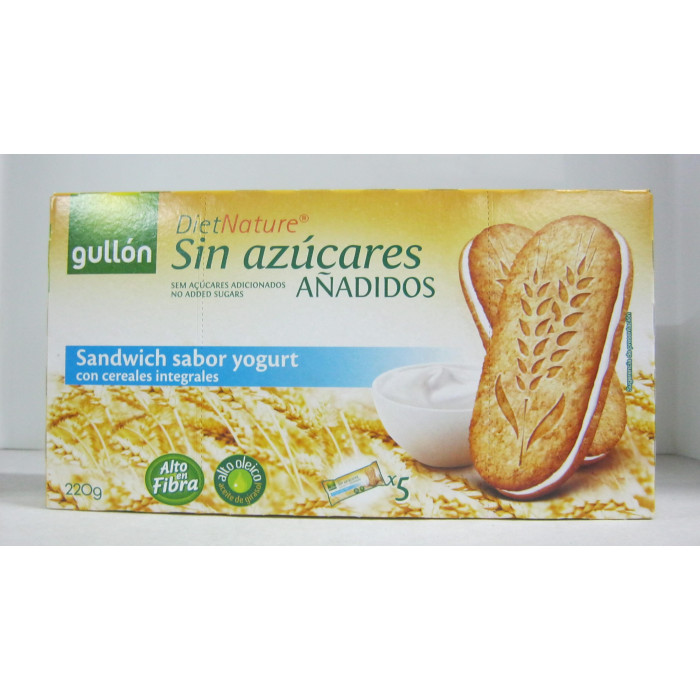 Diabetikus 220G Sandwich Sabor Yoghurt Gullón