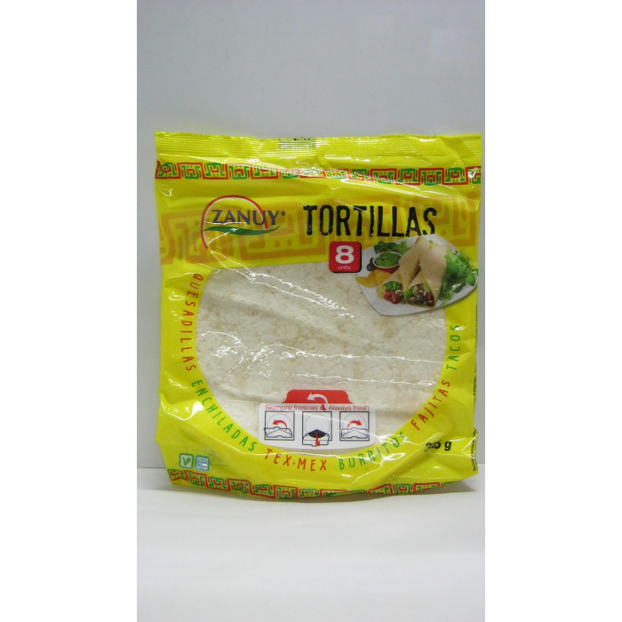 Tortillas 8Db 320G 20Cm Zanuy