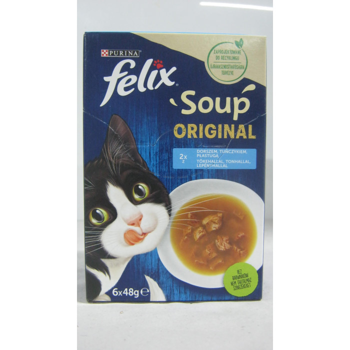 Felix 6X48G Soup Halas Original Macska