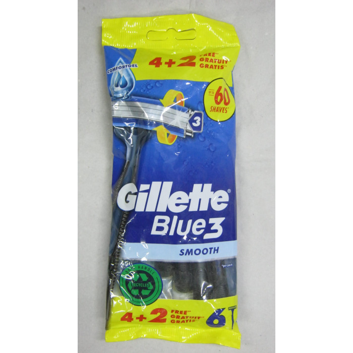 Gillette Borotva Blue Iii 6Db Smooth