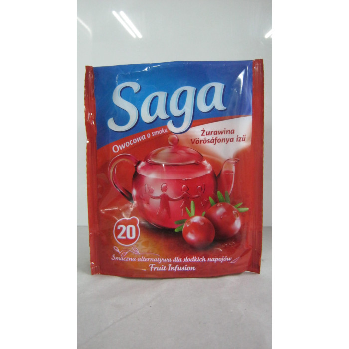 Saga 34G Vörösáfonya Tea Unilever