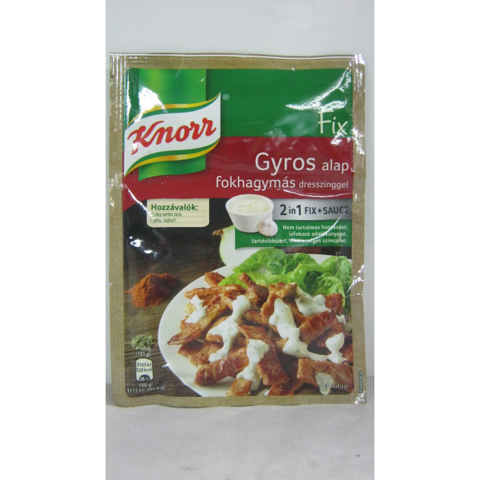 Gyros Alap Fokhagymás 40G Knorr Fix