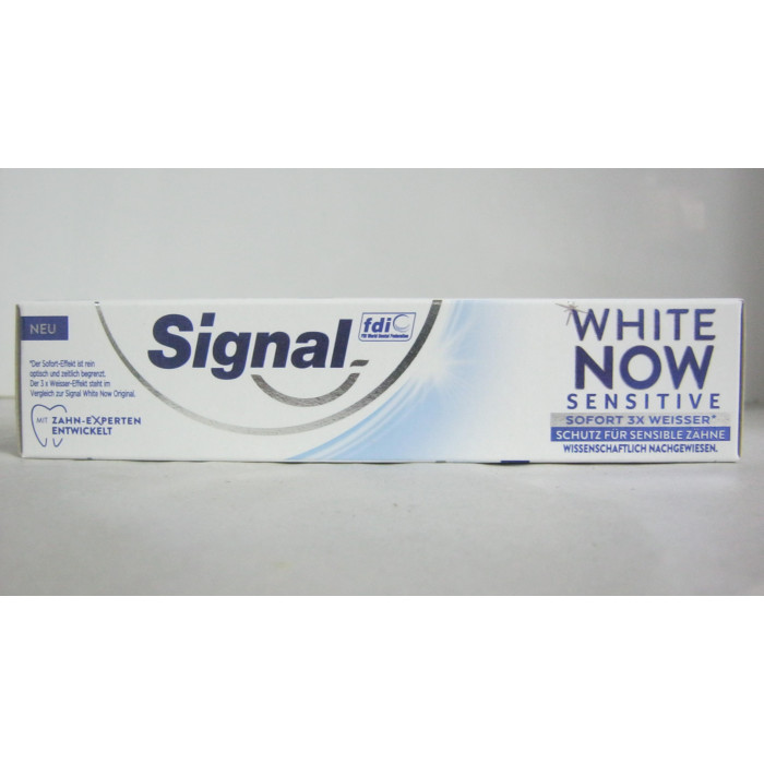 Signal 75Ml Fogkrém White Now Sensitive