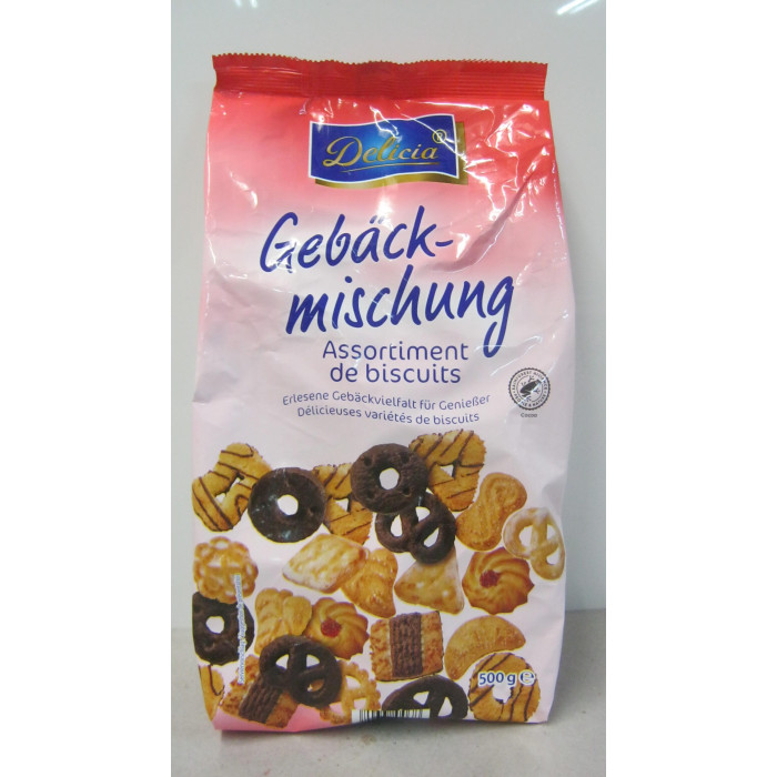 Keksz 500G Vegyes Íz Delicia Mischung