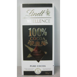Lindt 50G Étcsokoládé 100% Cocoa Lindt